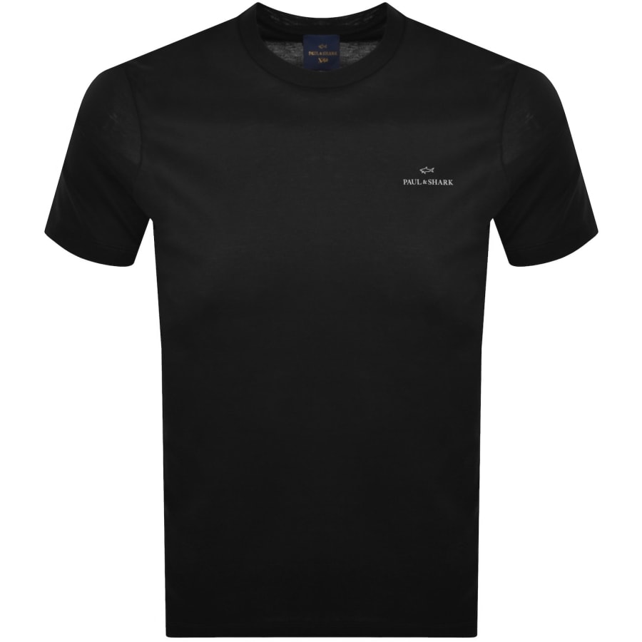 Image number 1 for Paul And Shark X-Soft Printed Logo T Shirt Black