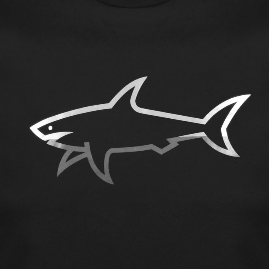 Image number 3 for Paul And Shark Shark Logo T Shirt Black