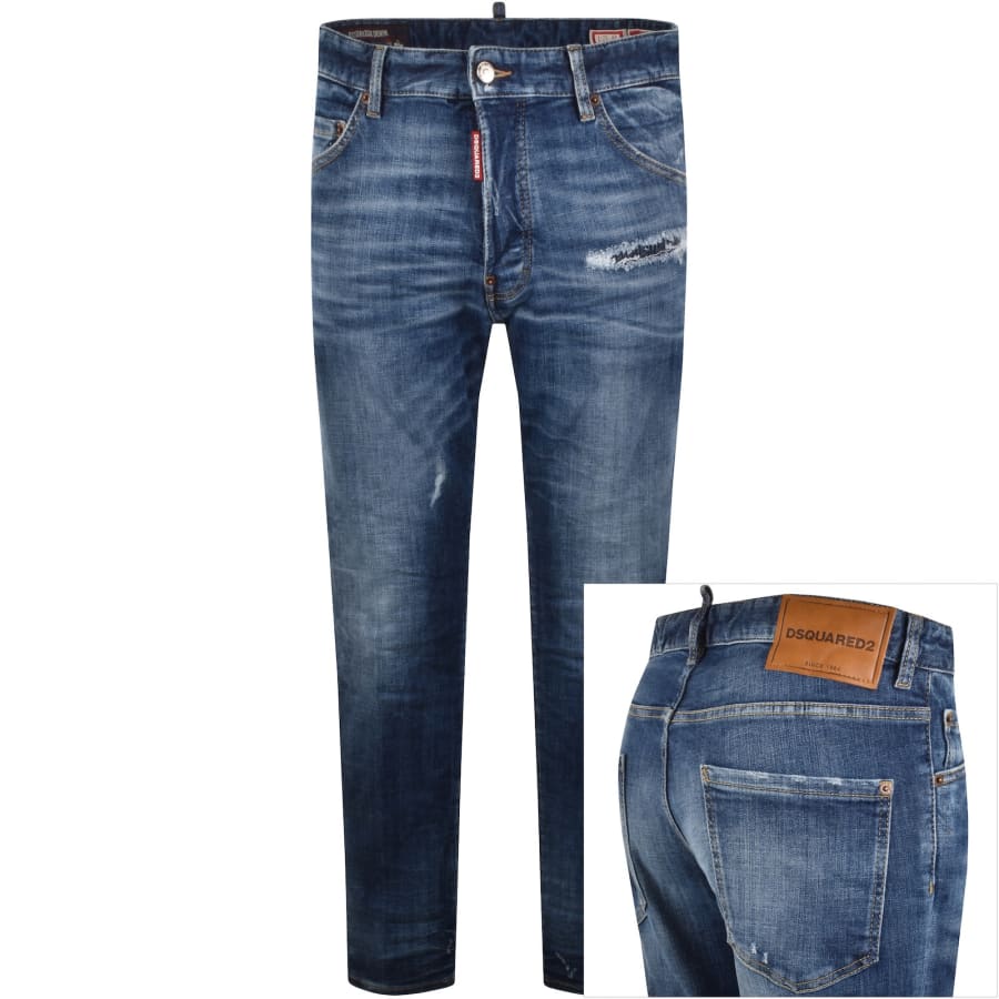 Image number 1 for DSQUARED2 Teddy Jeans Blue