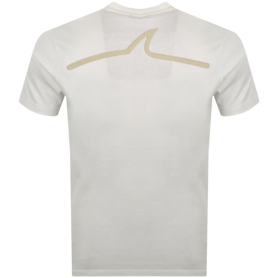 Image number 5 for Paul And Shark Printed Logo T Shirt Off White