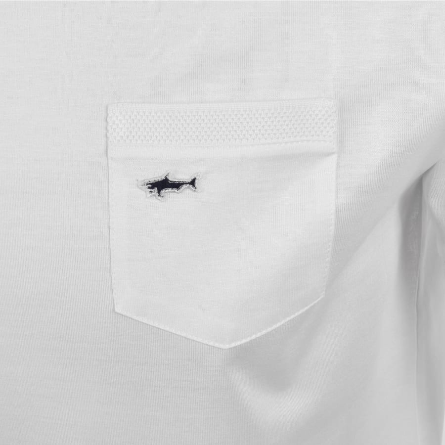 Image number 3 for Paul And Shark Chest Pocket T Shirt White