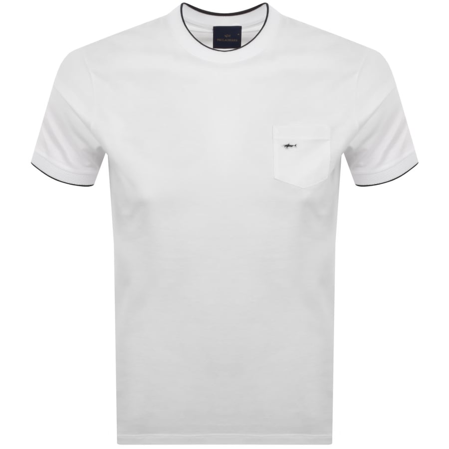 Image number 1 for Paul And Shark Chest Pocket T Shirt White