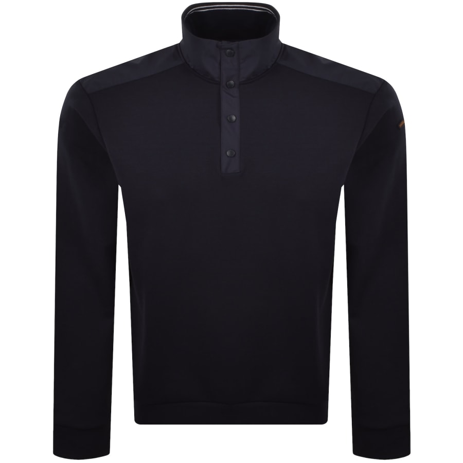 Image number 2 for Paul And Shark Logo Sweatshirt Navy