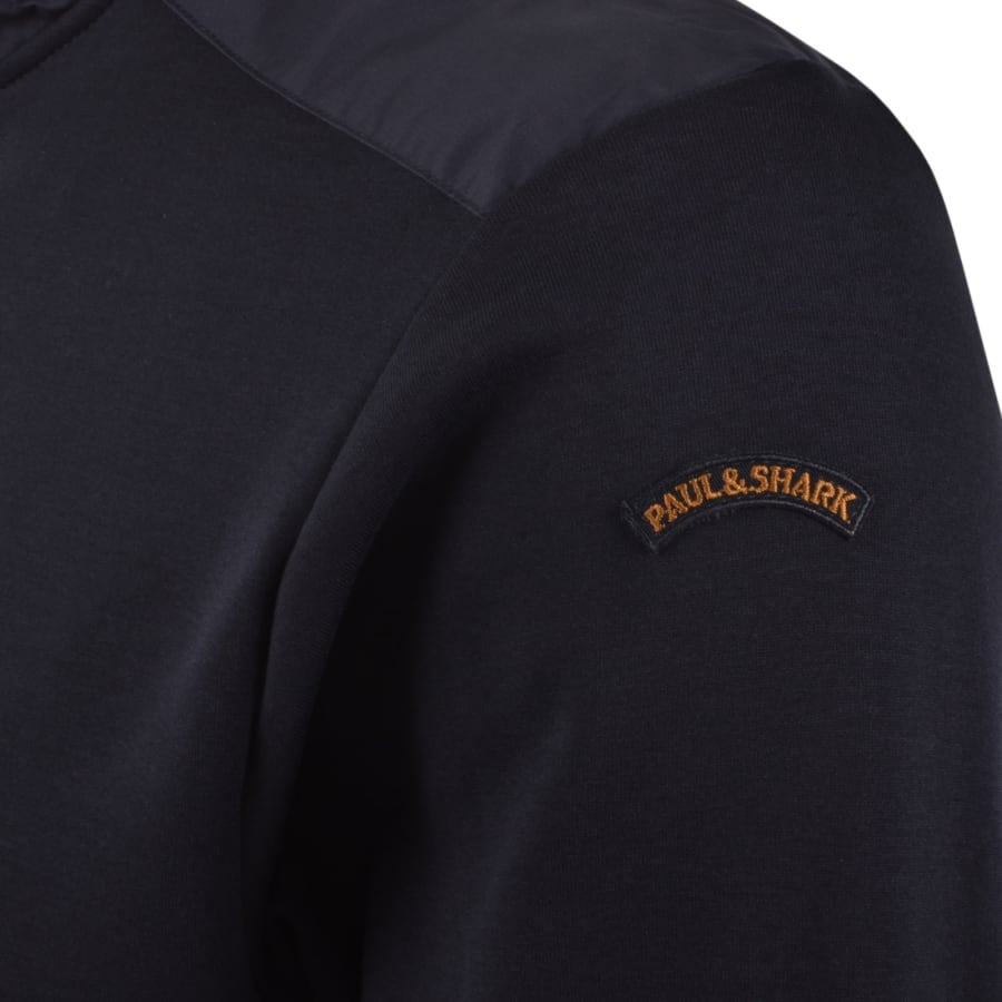 Image number 4 for Paul And Shark Logo Sweatshirt Navy
