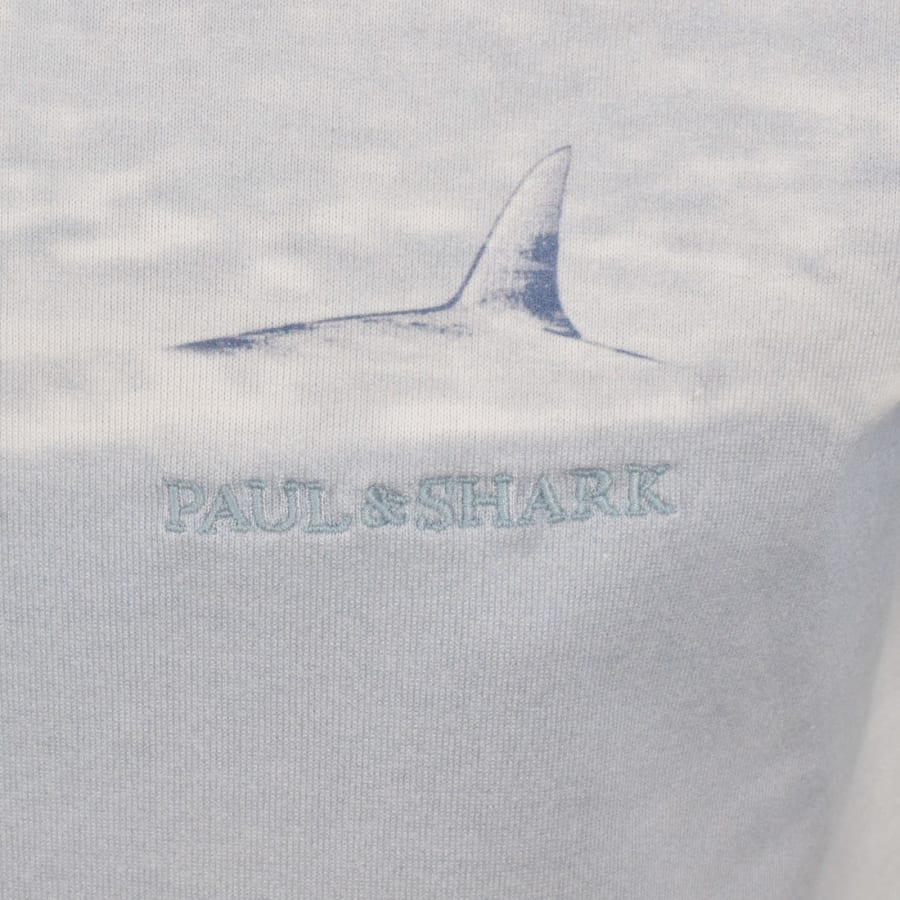 Image number 3 for Paul And Shark Graphic T Shirt White