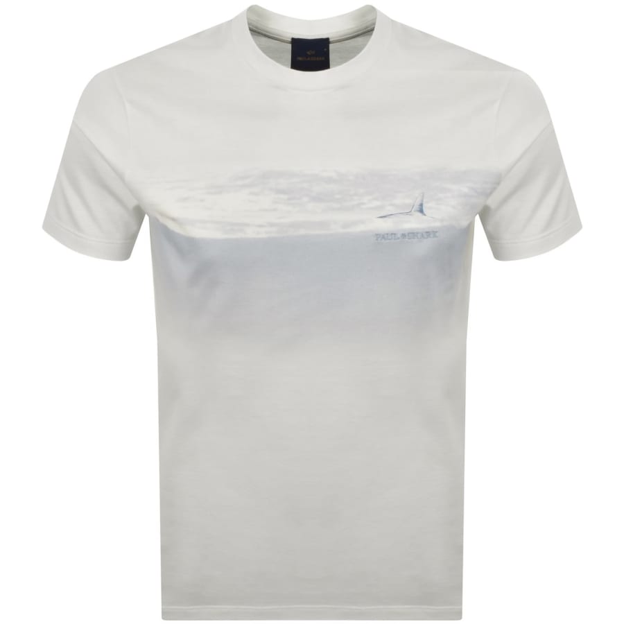 Image number 1 for Paul And Shark Graphic T Shirt White