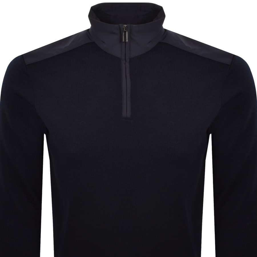 Image number 3 for Paul And Shark Typhoon Knit Jumper Navy