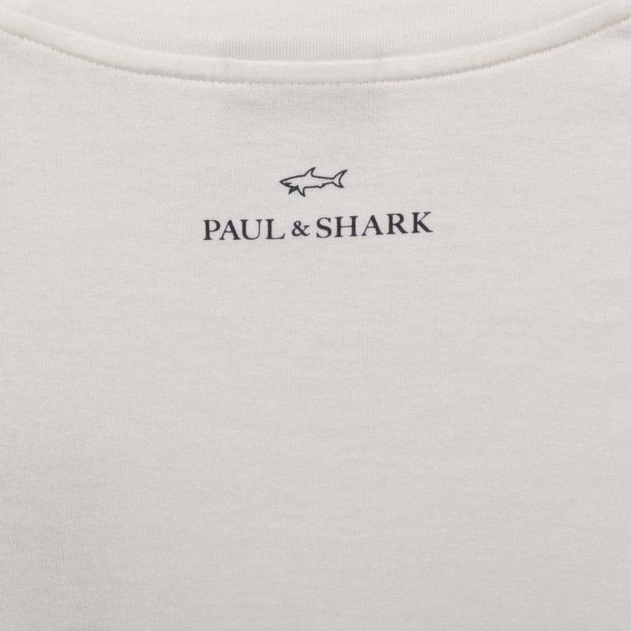 Image number 4 for Paul And Shark Graphic T Shirt White