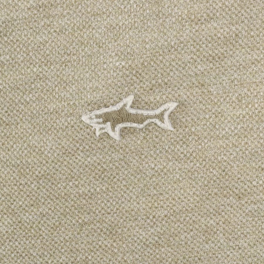 Image number 3 for Paul And Shark Logo Polo T Shirt Beige