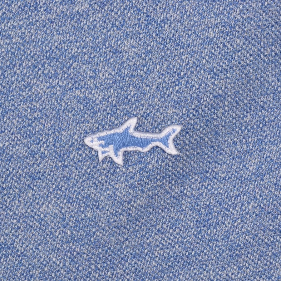Image number 3 for Paul And Shark Logo Polo T Shirt Blue