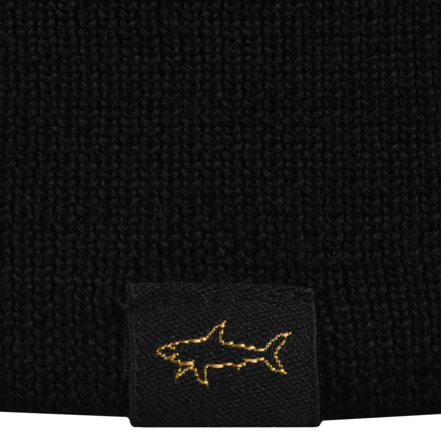 Image number 3 for Paul And Shark Merino Knit Jumper Black