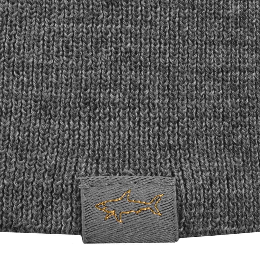 Image number 3 for Paul And Shark Merino Knit Jumper Grey