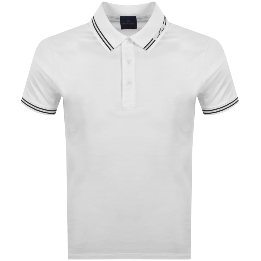 Image number 1 for Paul And Shark Logo Polo T Shirt White