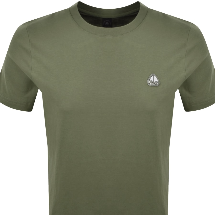 Image number 2 for Moose Knuckles Crescent T Shirt Green