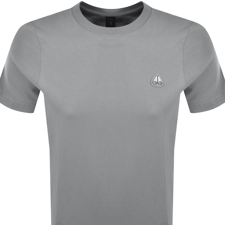 Image number 2 for Moose Knuckles Crescent T Shirt Grey