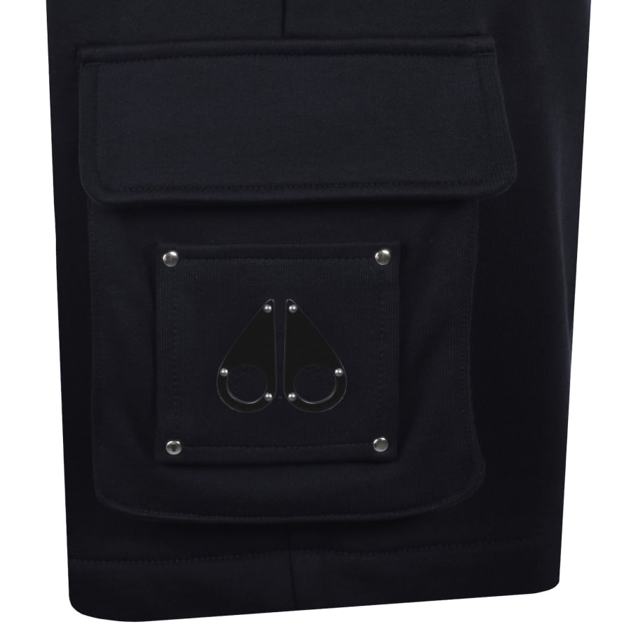 Image number 4 for Moose Knuckles Hartsfield Cargo Shorts Navy