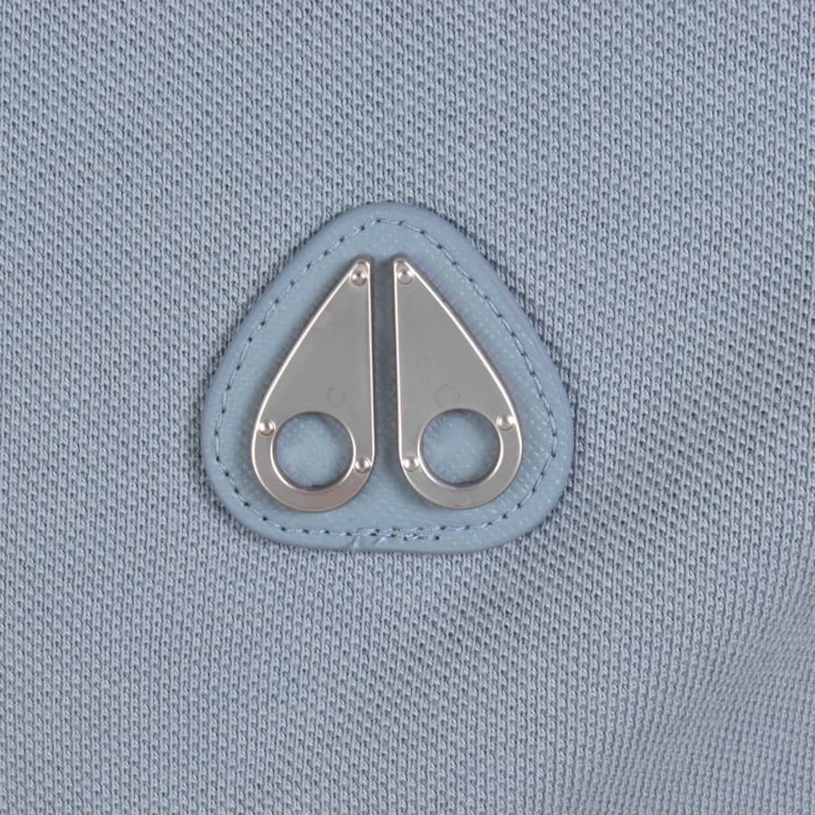 Image number 3 for Moose Knuckles Everett Polo T Shirt Blue