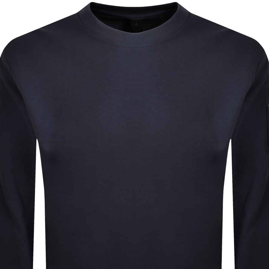 Image number 3 for Moose Knuckles Hartsfield Sweatshirt Navy