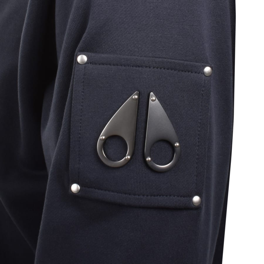 Image number 4 for Moose Knuckles Hartsfield Sweatshirt Navy