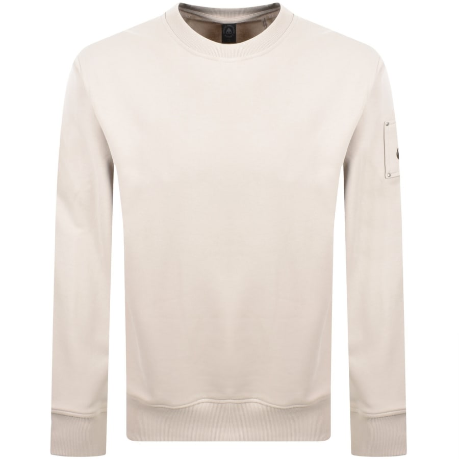 Image number 2 for Moose Knuckles Hartsfield Sweatshirt Beige
