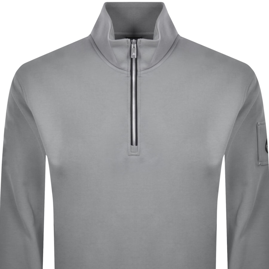 Image number 3 for Moose Knuckles Hartsfield QZ Sweatshirt Grey