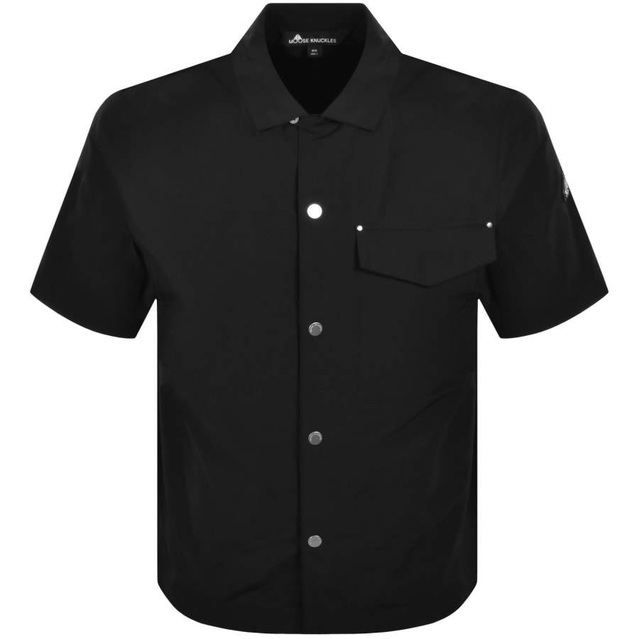Image number 2 for Moose Knuckles Charlesbourg Shirt Black