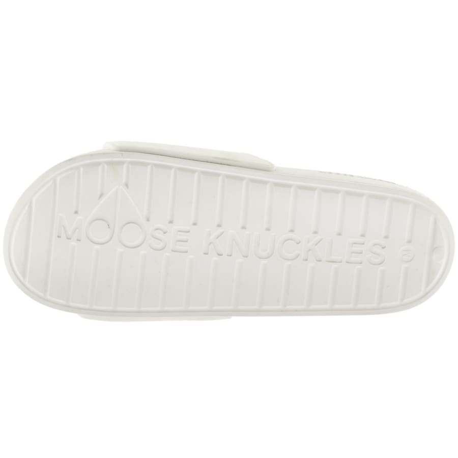 Image number 5 for Moose Knuckles Logo Icon Sliders White