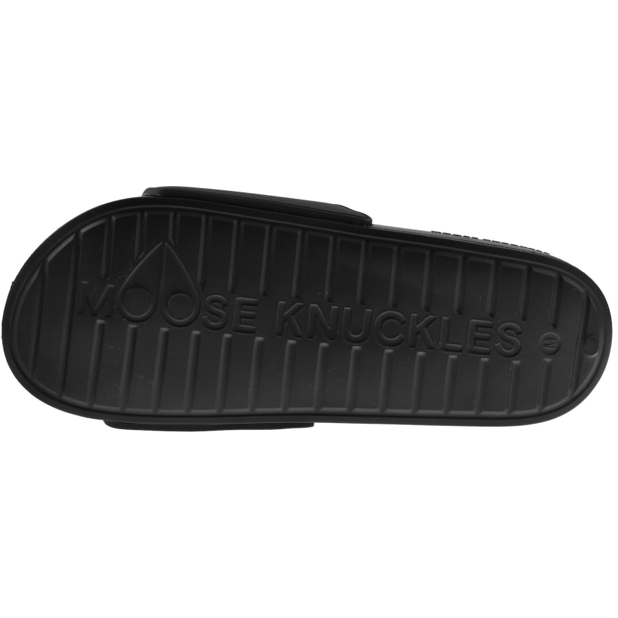 Image number 4 for Moose Knuckles Logo Icon Sliders Black