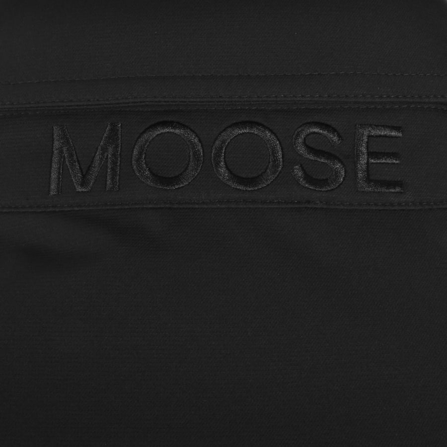 Image number 5 for Moose Knuckles Jacques Gold Overshirt Black