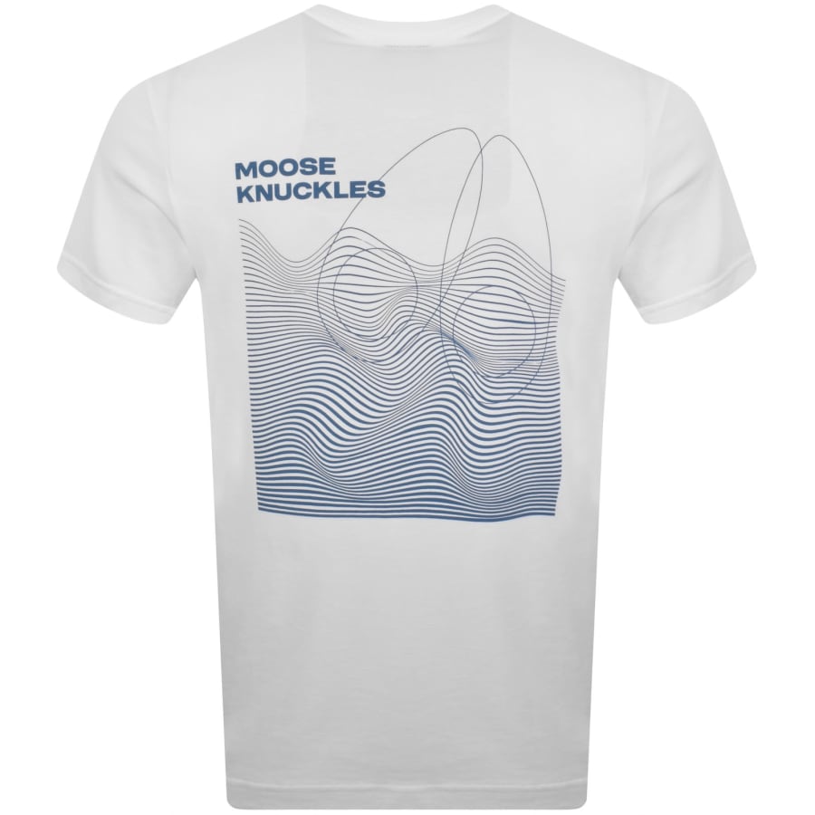 Image number 6 for Moose Knuckles Mindfold T Shirt White