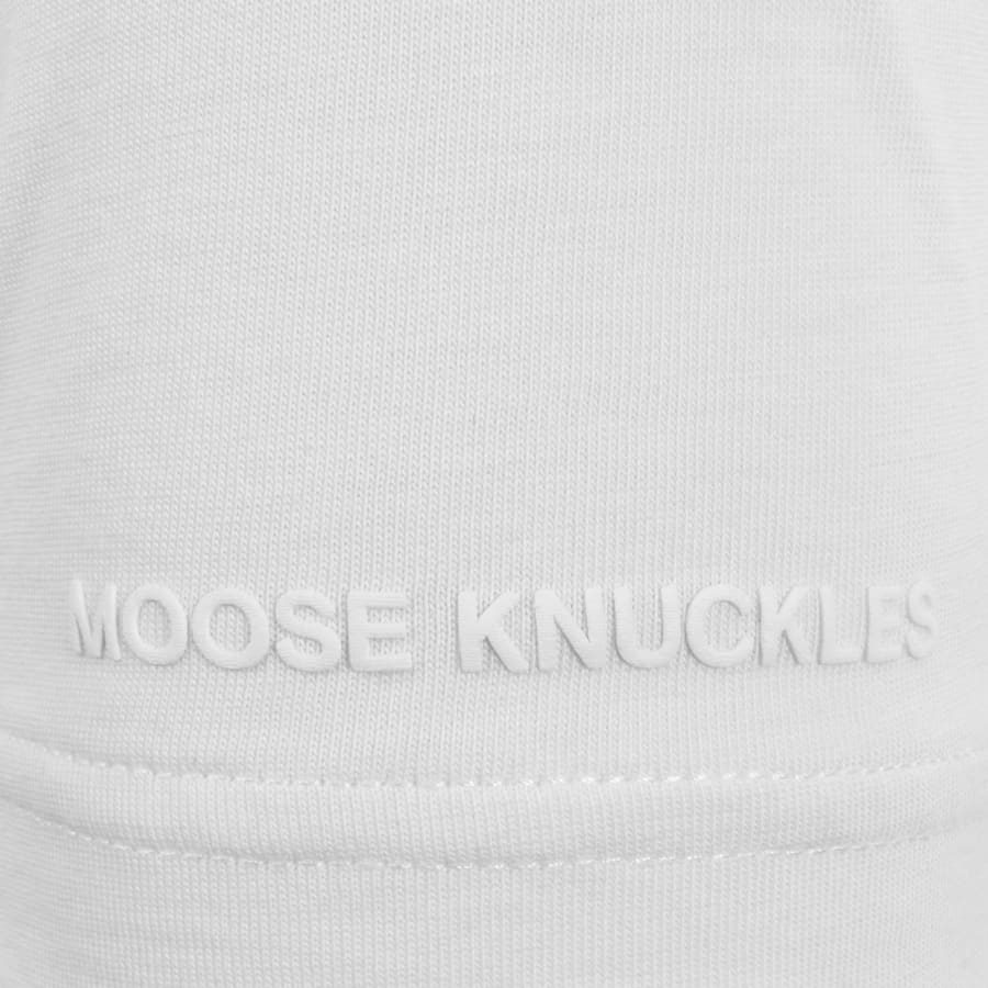 Image number 4 for Moose Knuckles Tandem T Shirt White