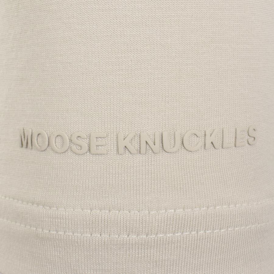 Image number 4 for Moose Knuckles Dalon T Shirt Beige