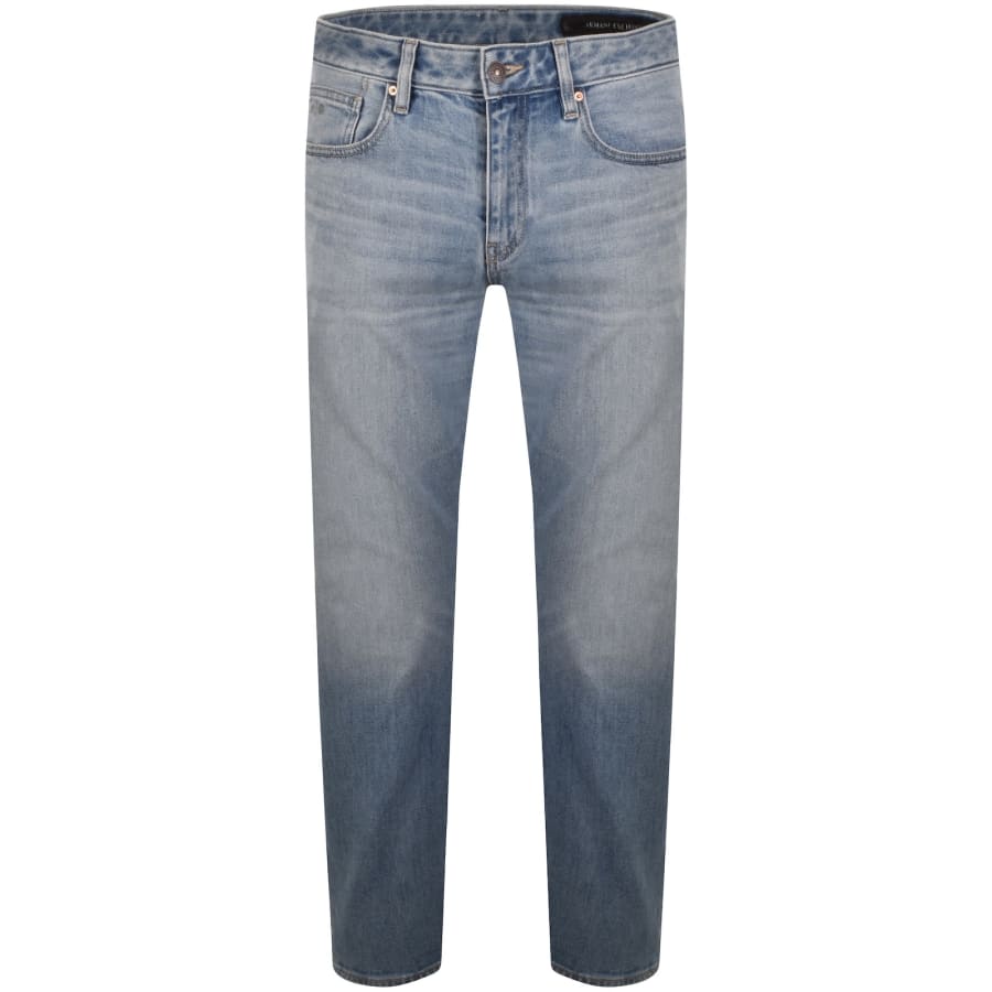 Image number 2 for Armani Exchange J14 Slim Fit Jeans Blue