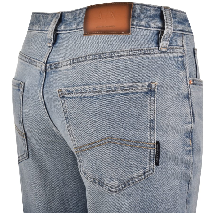 Image number 4 for Armani Exchange J14 Slim Fit Jeans Blue