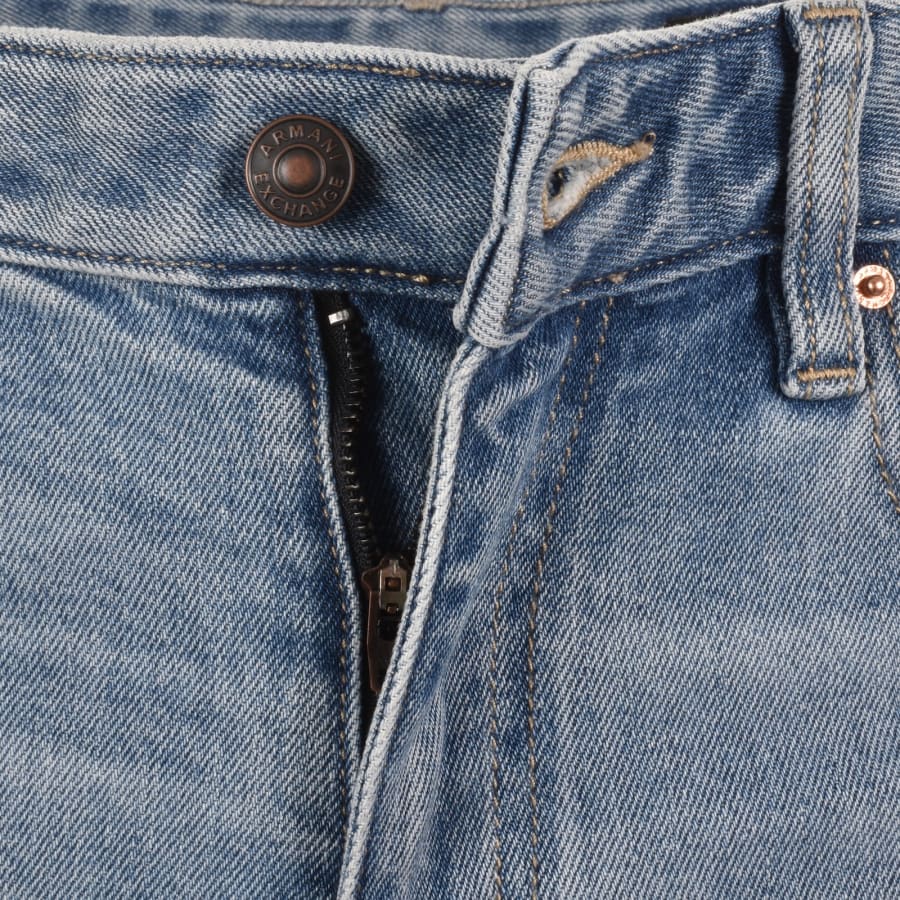 Image number 5 for Armani Exchange J14 Slim Fit Jeans Blue