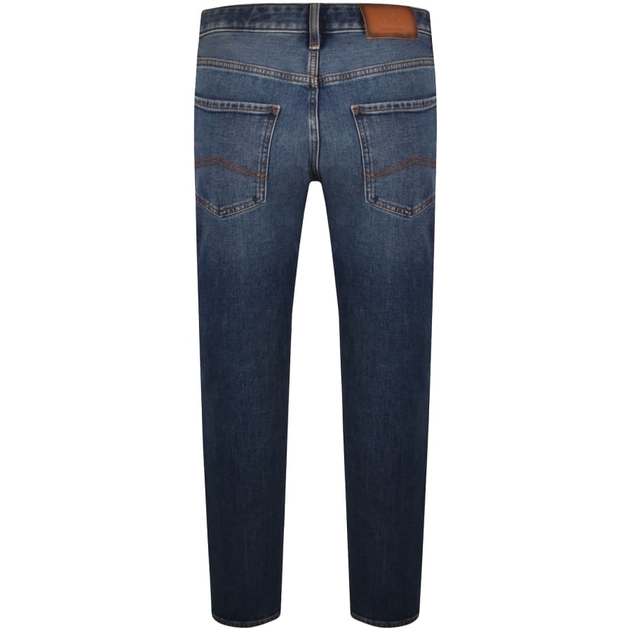 Image number 3 for Armani Exchange J14 Slim Fit Jeans Blue
