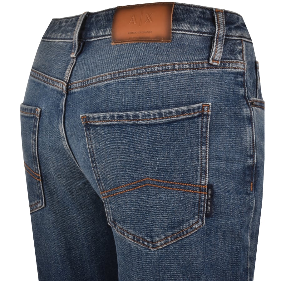 Image number 4 for Armani Exchange J14 Slim Fit Jeans Blue