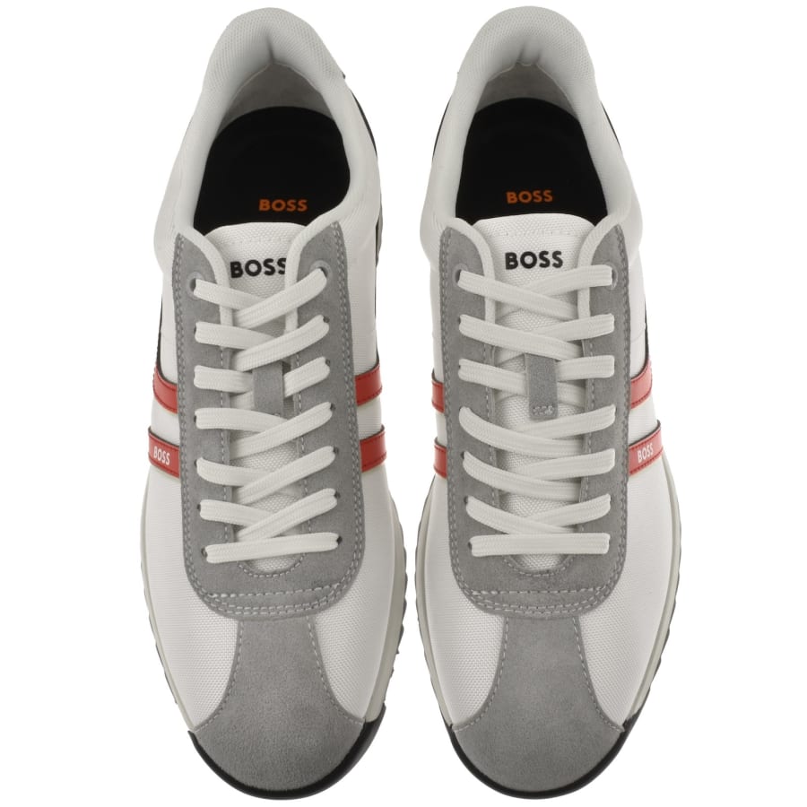Image number 3 for BOSS Zayn Trainers Open White