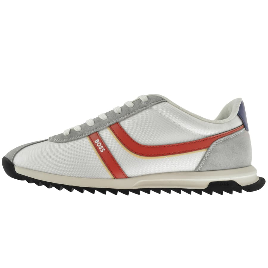 Image number 1 for BOSS Zayn Trainers Open White