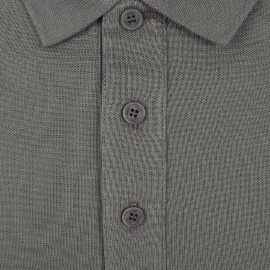 Image number 4 for HUGO Donos 222 Polo T Shirt Dark Grey