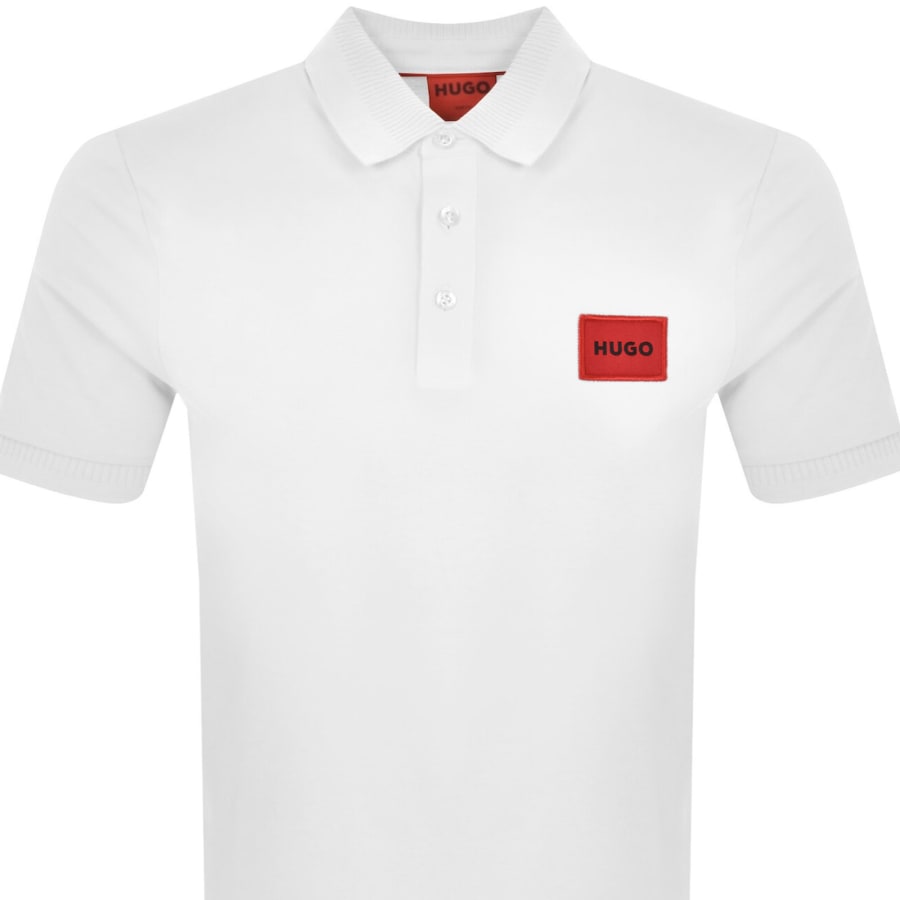 Image number 2 for HUGO Dereso 222 Polo T Shirt White