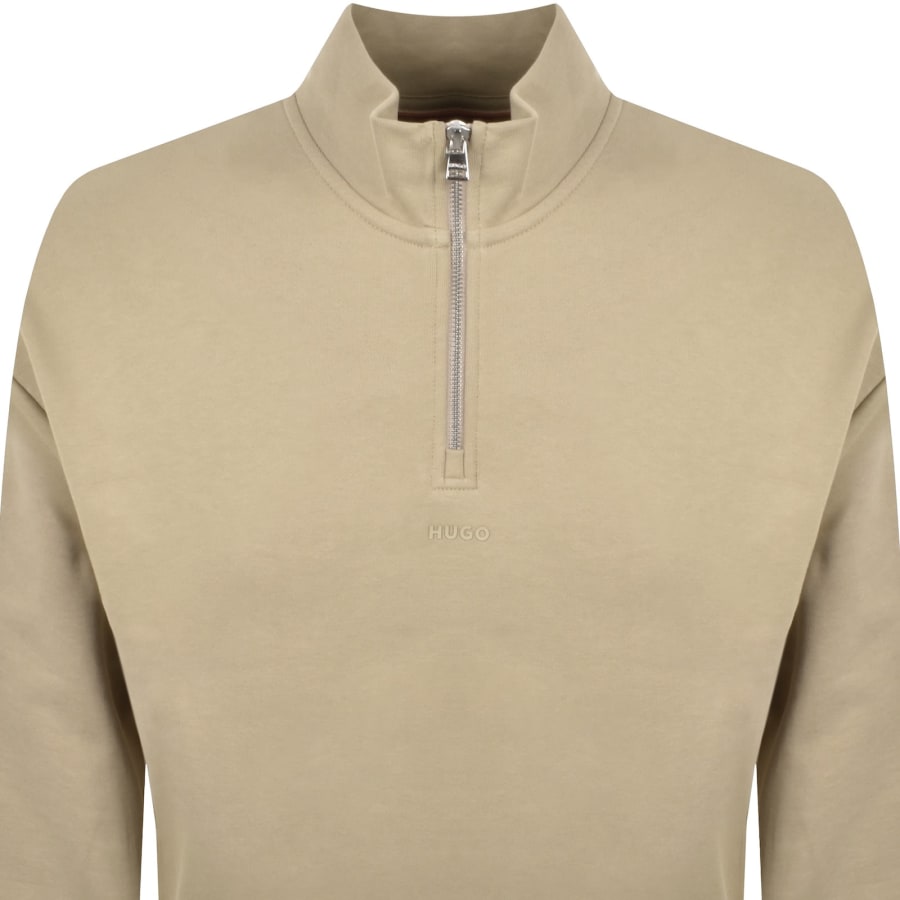 Image number 2 for HUGO Durty244 Sweatshirt Beige