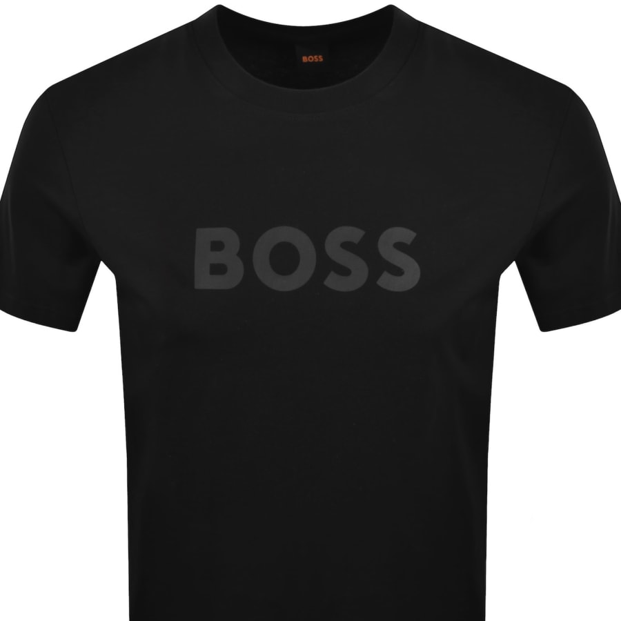 Image number 2 for BOSS Regular Fit Logo T Shirt Black