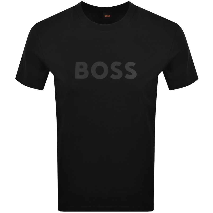 Image number 1 for BOSS Regular Fit Logo T Shirt Black
