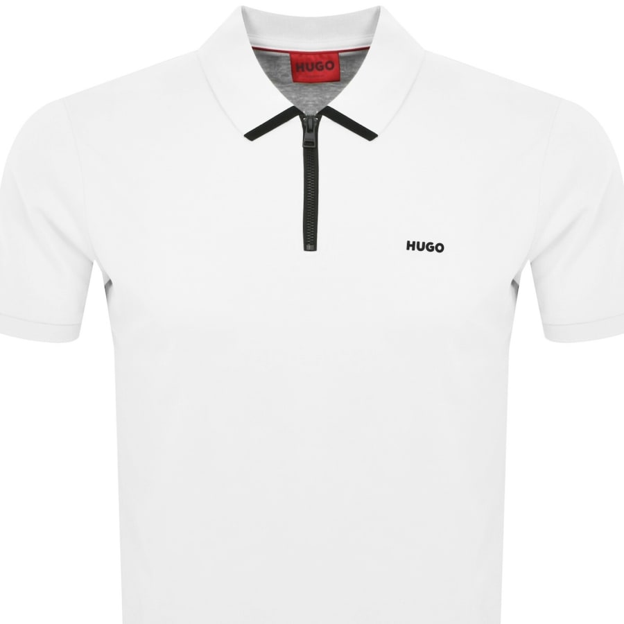 Image number 2 for HUGO Dalomino Polo T Shirt White