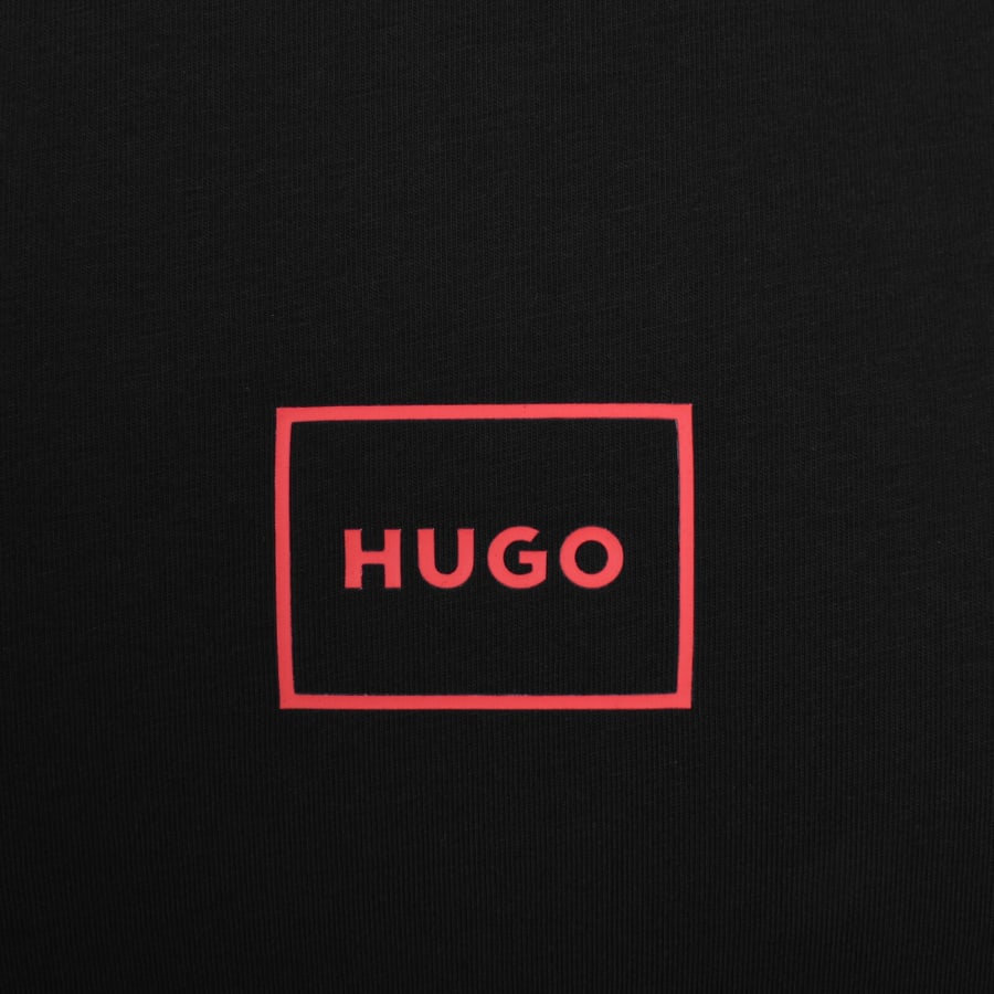 Image number 3 for HUGO Laze Long Sleeve T Shirt Black
