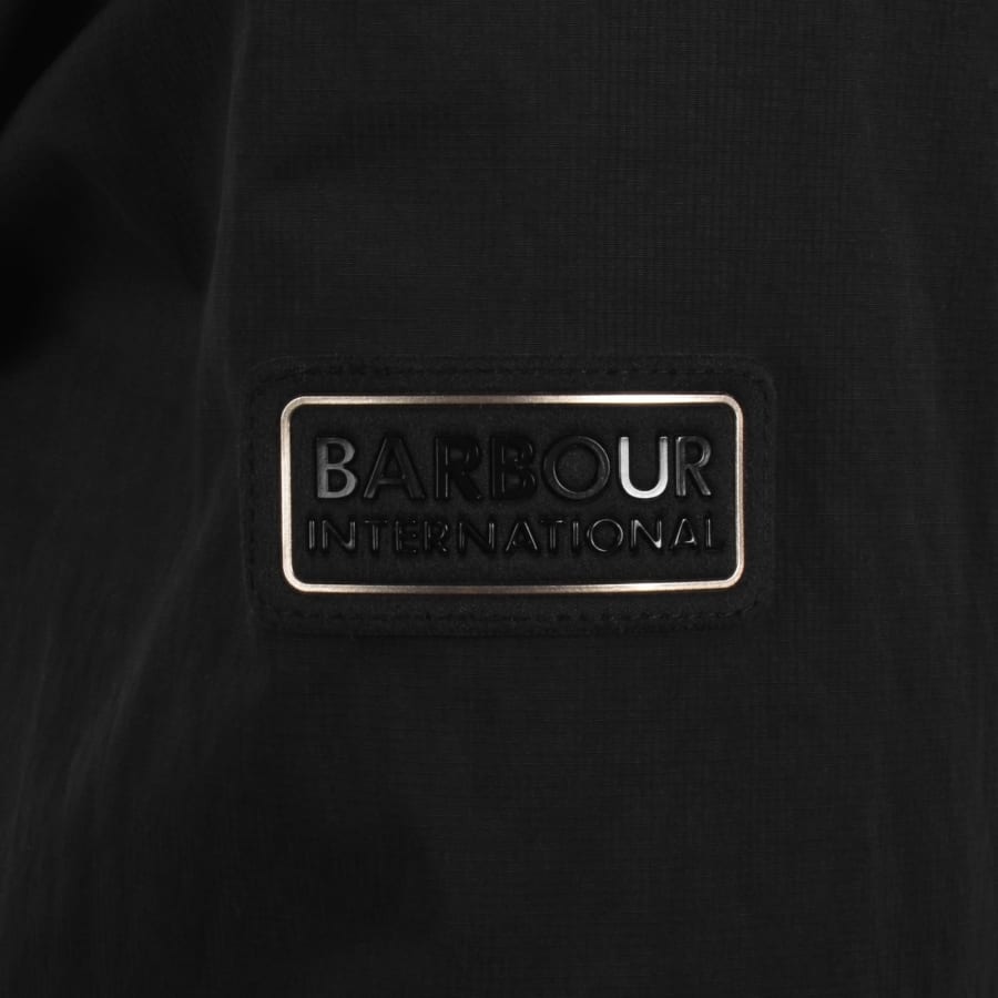 Image number 3 for Barbour International Warren Overshirt Black