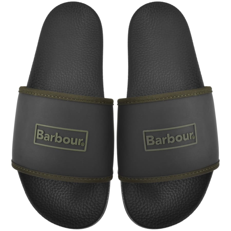 Image number 1 for Barbour Cresswell Sliders Black
