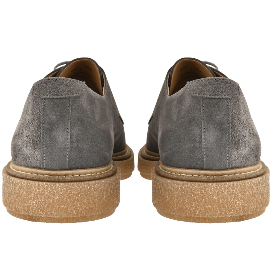 Image number 2 for Barbour Harefield Derby Shoes Slate Grey