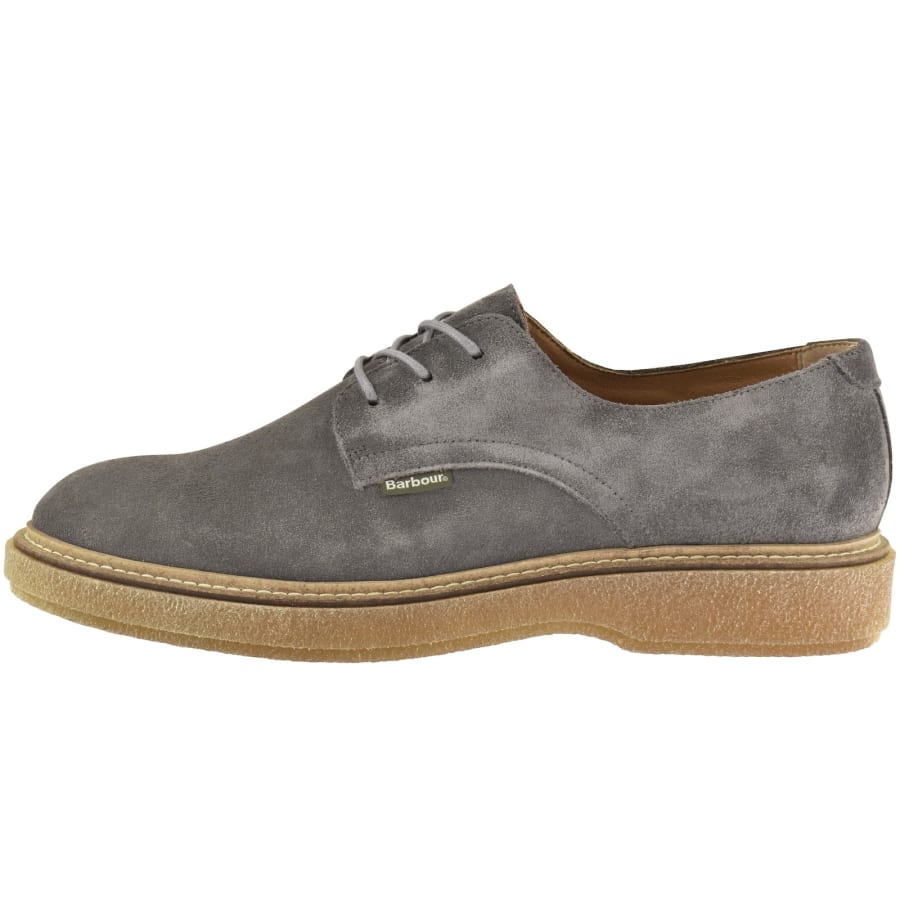 Image number 1 for Barbour Harefield Derby Shoes Slate Grey
